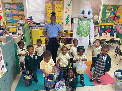 nopd easter event with class