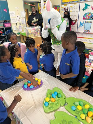 wright gray easter event with school